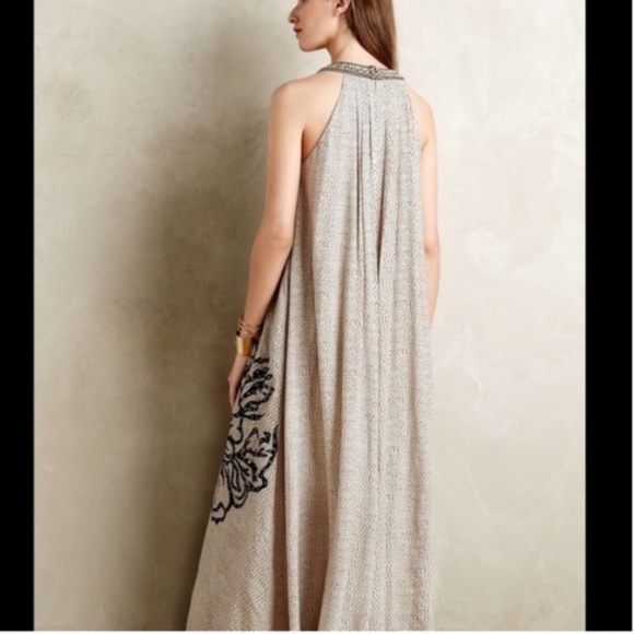 Anthropologie Ranna Gill Maxi Dress Small Petite - Picture 2 of 6